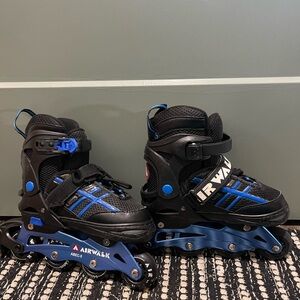 Airwalk Black and Blue Rollerblades